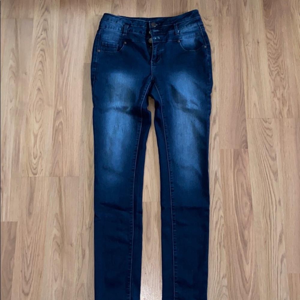 Wax High Waisted Skinny Jeans